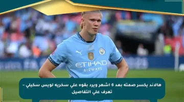 هالاند يكسر صمته بعد 6 أشهر ويرد بقوة على سخرية لويس سكيلي – تعرف على التفاصيل